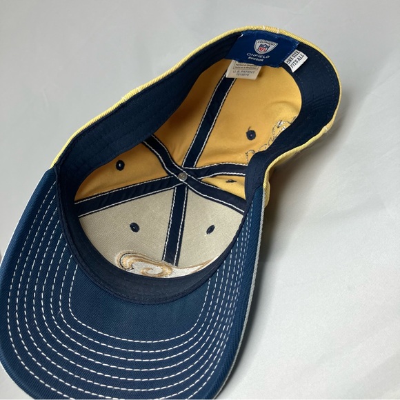 ☀️ Reebok St. Louis Rams NFL Football Dad Gold/Gray Y2K Vintage - Picture 8 of 9